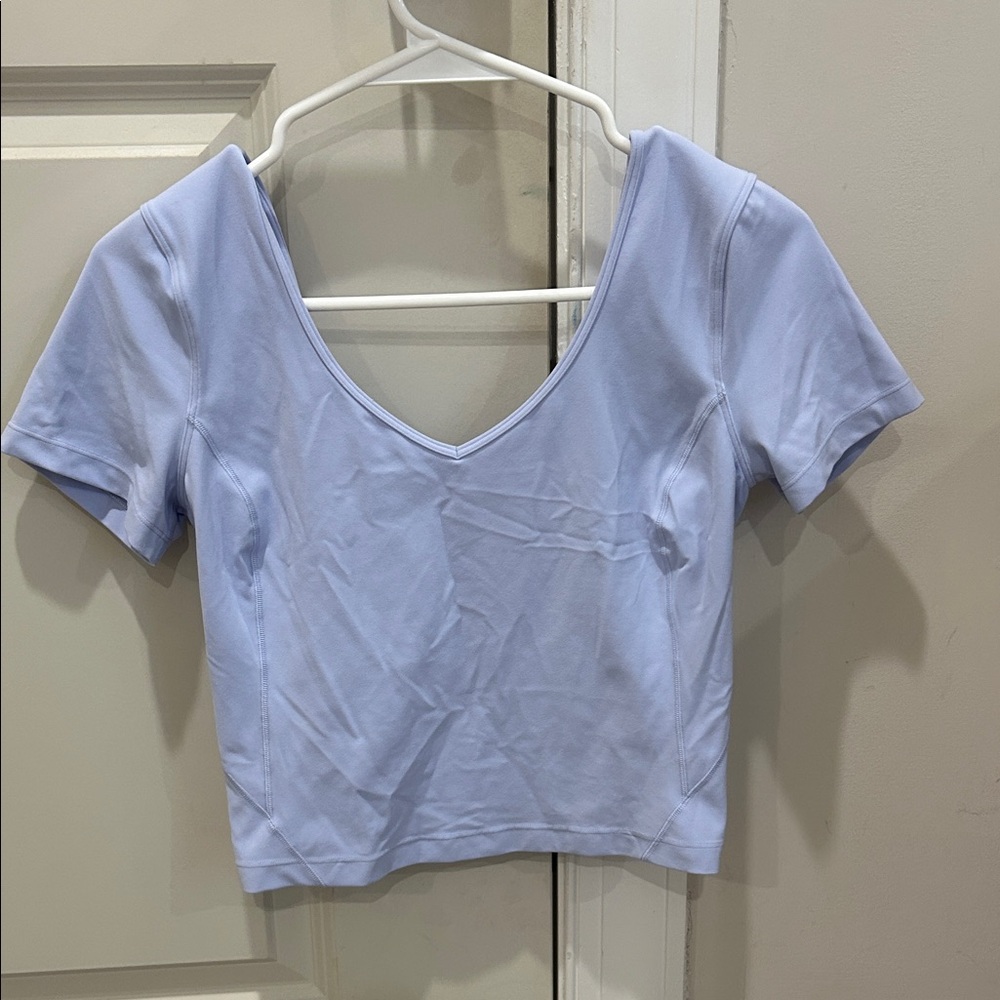 Lululemon Athletica Light Lavender Crop Top